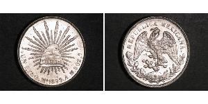 1 Peso Mexiko (1867 - ) Silber 