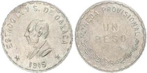 1 Peso Mexiko (1867 - ) Silber 