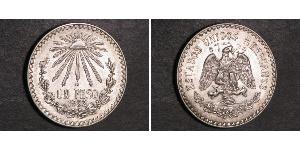 1 Peso Mexiko (1867 - ) Silber 