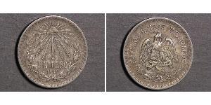 1 Peso Mexiko (1867 - ) Silber 