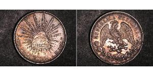 1 Peso Mexiko (1867 - ) Silber 