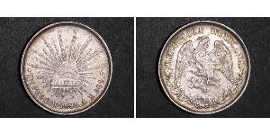 1 Peso Mexiko (1867 - ) Silber 