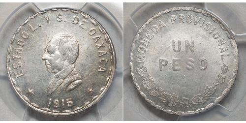 1 Peso Mexiko (1867 - ) Silber 