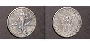 1 Peso Philippinen Silber 