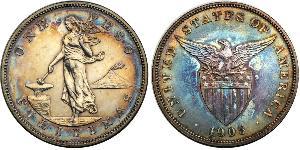 1 Peso Philippinen Silber 
