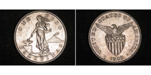 1 Peso Philippinen Silber 