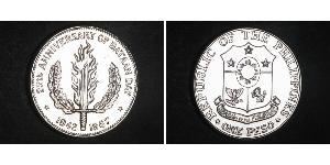 1 Peso Philippinen Silber 