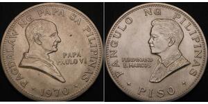 1 Peso Philippinen Silber 