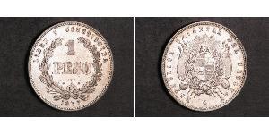 1 Peso Uruguay Silber 