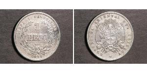 1 Peso Uruguay Silber 