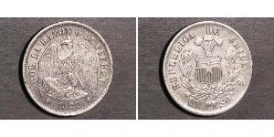 1 Peso Chile Silver 