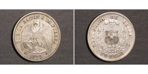 1 Peso Chile Silver 