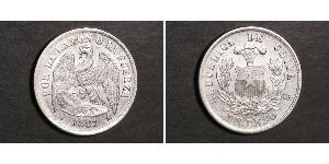 1 Peso Chile Silver 