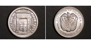 1 Peso Colombia Silver 