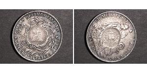 1 Peso Guatemala Silver 
