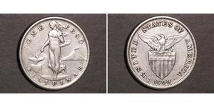 1 Peso Philippines Silver 