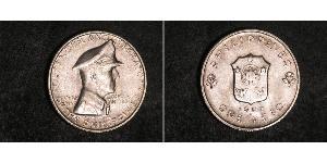 1 Peso Philippines Silver Douglas MacArthur (1880 - 1964) 