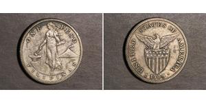 1 Peso Philippines Silver 