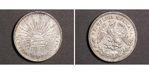 1 Peso United Mexican States (1867 - ) Silver 
