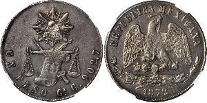 1 Peso United Mexican States (1867 - ) Silver 