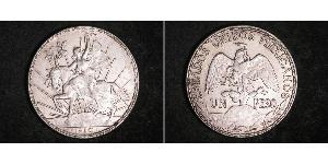 1 Peso United Mexican States (1867 - ) Silver 