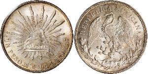 1 Peso United Mexican States (1867 - ) Silver 