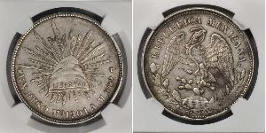 1 Peso United Mexican States (1867 - ) Silver 