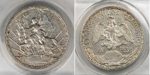 1 Peso United Mexican States (1867 - ) Silver 
