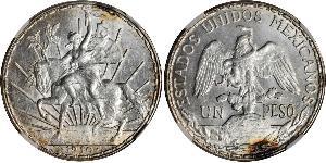 1 Peso United Mexican States (1867 - ) Silver 