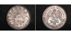 1 Peso United Mexican States (1867 - ) Silver 