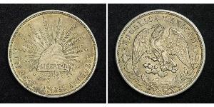 1 Peso United Mexican States (1867 - ) Silver 