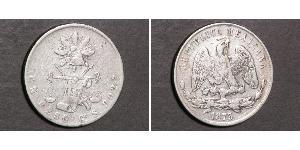 1 Peso United Mexican States (1867 - ) Silver 