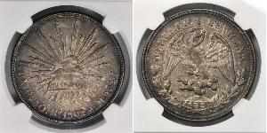 1 Peso United Mexican States (1867 - ) Silver 