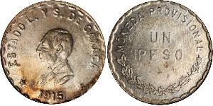 1 Peso United Mexican States (1867 - ) Silver 