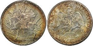 1 Peso United Mexican States (1867 - ) Silver 