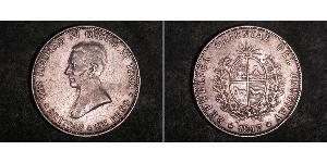 1 Peso Uruguay (1825 - ) Silver 