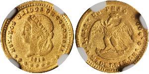 1 Peso 哥倫比亞合眾國 (1863 - 1886) 金 