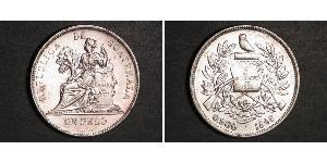1 Peso 危地马拉 銀 