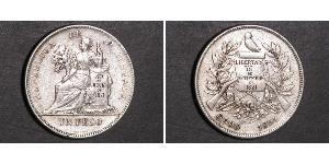 1 Peso 危地马拉 銀 