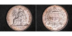 1 Peso 危地马拉 銀 
