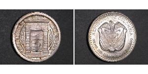 1 Peso 哥伦比亚 銀 