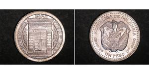 1 Peso 哥伦比亚 銀 