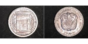 1 Peso 哥伦比亚 銀 