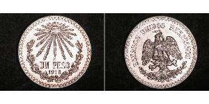 1 Peso 墨西哥 銀 