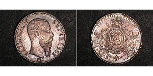 1 Peso 墨西哥第二帝國 (1864 - 1867) 銀 Maximilian I of Mexico (1832 - 1867)