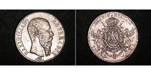 1 Peso 墨西哥第二帝國 (1864 - 1867) 銀 Maximilian I of Mexico (1832 - 1867)