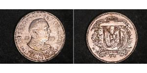 1 Peso 多明尼加 銀 