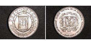 1 Peso 多明尼加 銀 