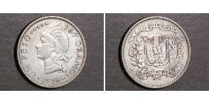 1 Peso 多明尼加 銀 