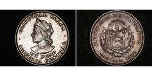 1 Peso 萨尔瓦多 銀 克里斯托弗·哥伦布